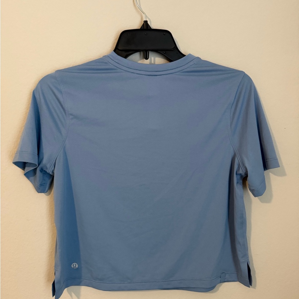 Lululemon Athletica Light Blue Short Sleeve Tee